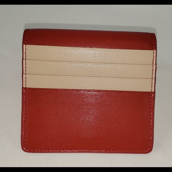 Salvatore Ferragamo Gancini French Wallet in Red - Picture 4 of 5